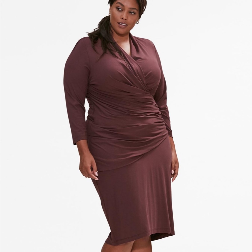 MM Lafleur Casey Dress in Chestnut, +1